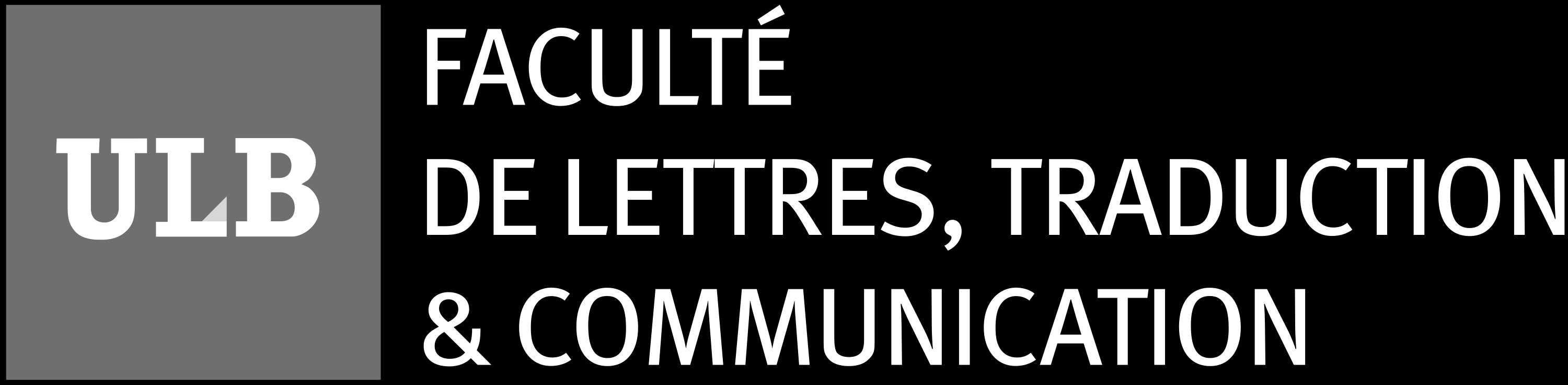 Logo de la Faculté de Lettres, Traduction et Communication de l'ULB